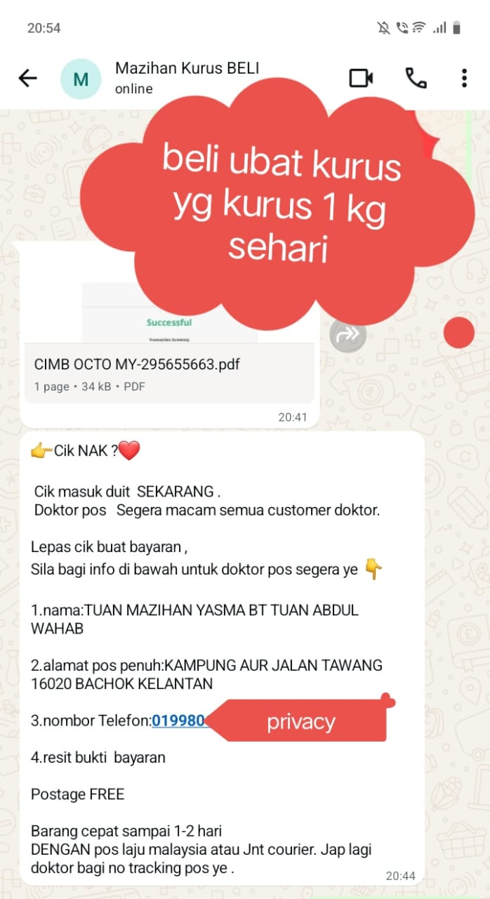 Bukti Pos